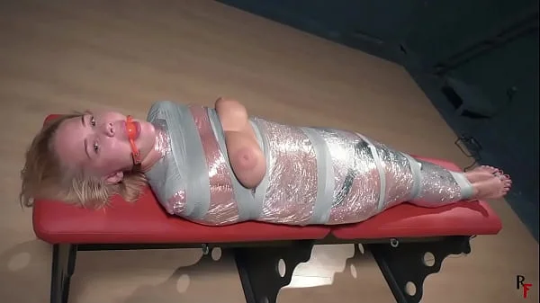 Darina has multiple orgasms Mummification with magic wand 1