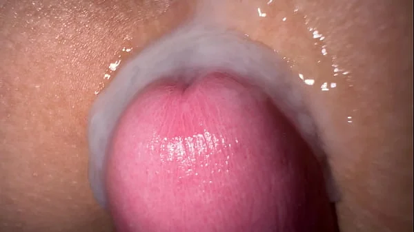 Extremely close up fuck with the boss's husband, tight creamy pussy and ass rubbing cumshot