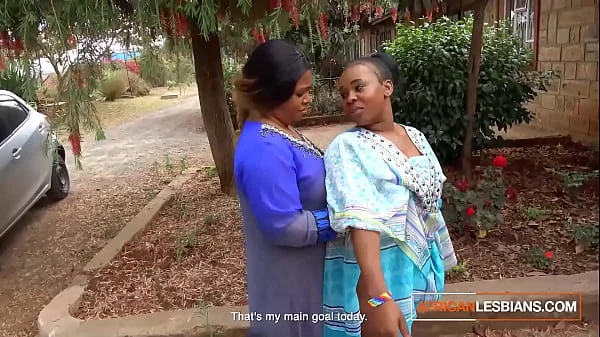 African Married MILFS Lesbian Make Out In Public During Neighbourhood Party