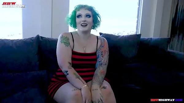 big butt Goth Pawg Vicky Vixen debuts on BBWHighway.com