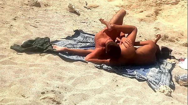 Sex at the BEACH, Hot Amateur Couple