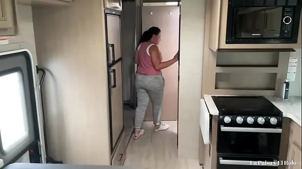 Colombian babe gives pussy ass down payment for RV. La Paisa