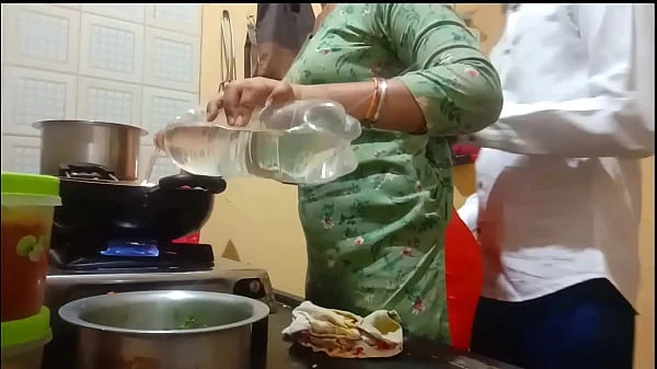 Indian sexy wife got fucked while cooking