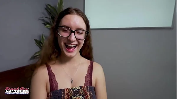 Nerdy Girl Cheats on Boyfriend in Surprise Casting Couch Audition