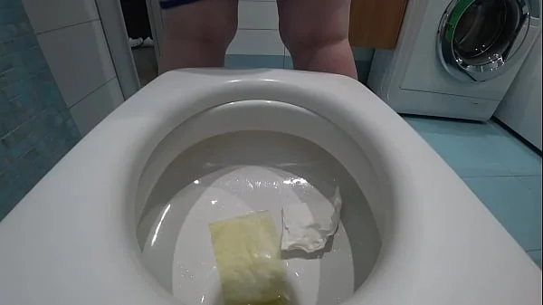 Hidden camera in the toilet at home. Husband wants to spy on mature wife when she pisses. Lots of piss from hairy pussy and asshole close-ups and ASMR. Amateur fetish with chubby milf.